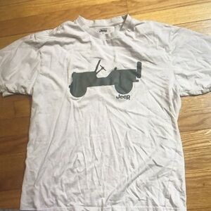 Jeep Light Gray Short Sleeve Tee